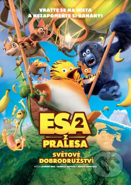 Esa z pralesa 2: Světové dobrodružství - Laurent Bru, Yannick Moulin, Benoît Somville - film z kategorie Animované filmy