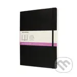 Moleskine - čierny veľký zápisník (linajkovaný / čistý, mäkká väzba)