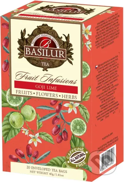 BASILUR Fruit Goji & Lime 20x2g