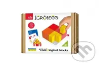 Hlavolam stavebnice - dřevo (10 dílků v krabici) - hra z kategorie Domino, hlavolamy