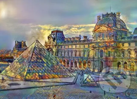 Louvre Museum, Paris, France - puzzle z kategorie Umělecké