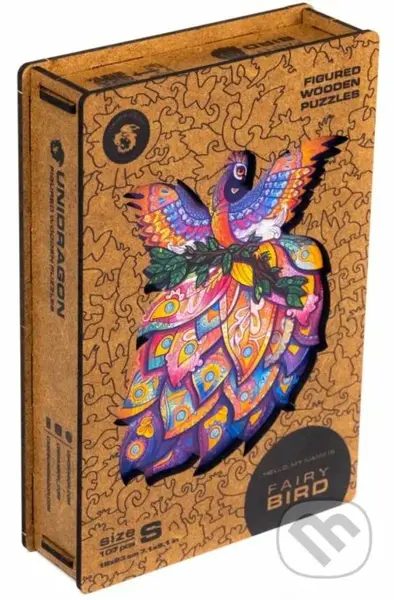 Páv S (Unidragon drevené puzzle) - puzzle z kategorie Zvířata