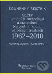 Souhrnný rejstřík Sbírky soudních rozhodnutí a stanovisek Nejvyššího soudu ve věcech trestních 1962-2010