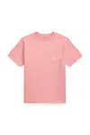 Tričko Polo Ralph Lauren růžová barva, 323970333009