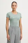 Tričko Guess dámské, zelená barva, W5YI46 J1314