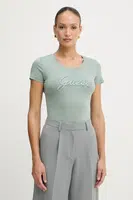 Tričko Guess dámské, zelená barva, W5YI46 J1314
