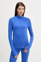Tričko s dlouhým rukávem Pangaia Plant-Stretch Zipped Long Sleeve Top
