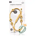 Saro Baby Silicone Catch-All Hanger silikonová šňůrka Mustard 1 ks