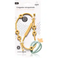 Saro Baby Silicone Catch-All Hanger silikonová šňůrka Mustard 1 ks