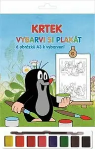 Krtek Vybarvi si plakát A3