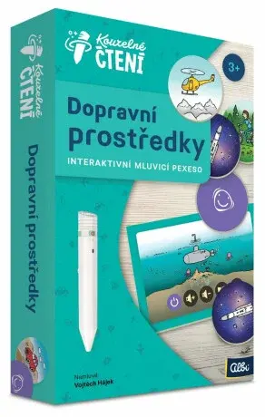 Pexeso Dopravní prostředky - Kouzelné čtení Albi