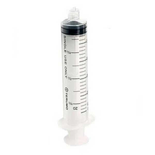 TERUMO Luer lock třidílná injekční stříkačka 20 ml 50 kusů