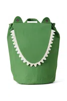 Úložný koš ferm LIVING Crocodile zelená barva