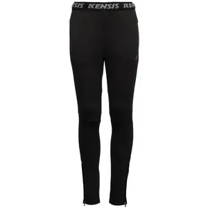 Kensis FONY JNR Chlapčenské ľahké športové tepláky, čierna, veľkosť 152-158