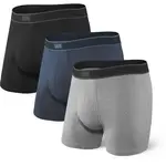 SAXX DAYTRIPPER COMFORT 3PK Pánske cestovné boxerky, čierna, veľkosť