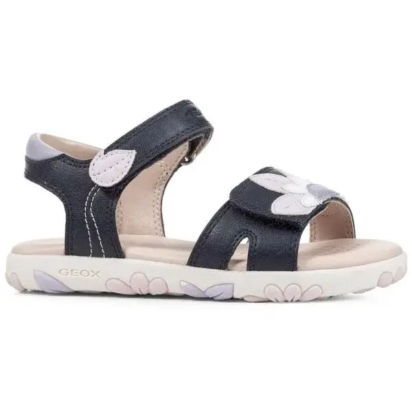 Geox J S.HAITI G. A Juniorské dievčenské sandále, tmavo modrá, veľkosť