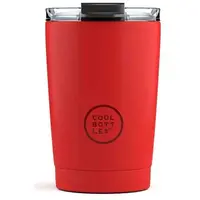 COOL BOTTLES TERMO 330 ML Nerezový termohrnček, červená, veľkosť 330 ML