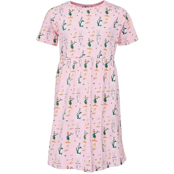 LOONEY TUNES BUGS BUNNY SUMMER FRIENDS Dievčenské šaty, ružová, veľkosť 164-170