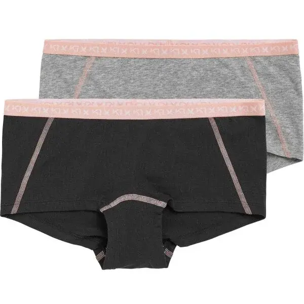 KARI TRAA TINA HIPSTER 2PK Dámske športové nohavičky, čierna, veľkosť