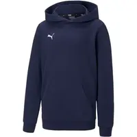 Puma TEAMGOAL 23 CASUALS HOODY JR Detská futbalová mikina, tmavo modrá, veľkosť