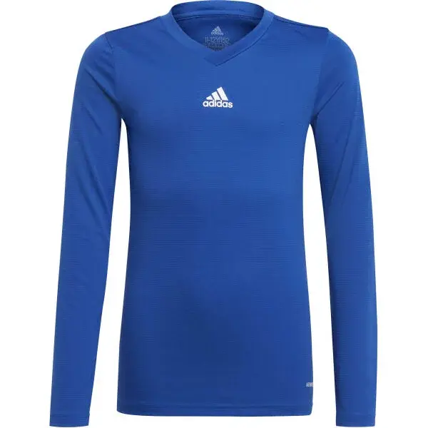 adidas TEAM BASE TEE Y Juniorské futbalové tričko, modrá, veľkosť
