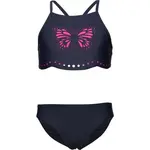 Lotto ELMI Dievčenské dvojdielne plavky, tmavo modrá, veľkosť 128-134