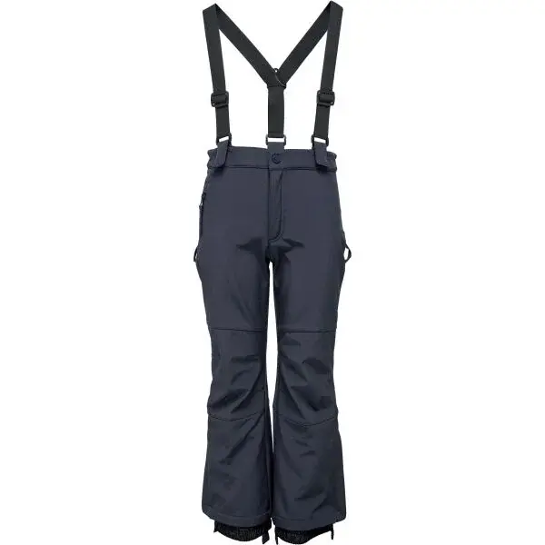 LOAP LONDUS Detské softshellové nohavice, tmavo modrá, veľkosť 112-116