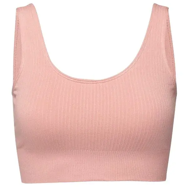 BOODY RIBBED SEAMLESS BRA Dámska podprsenka, ružová, veľkosť