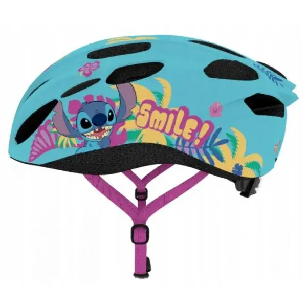 Disney STITCH Detská cyklistická prilba, modrá, veľkosť