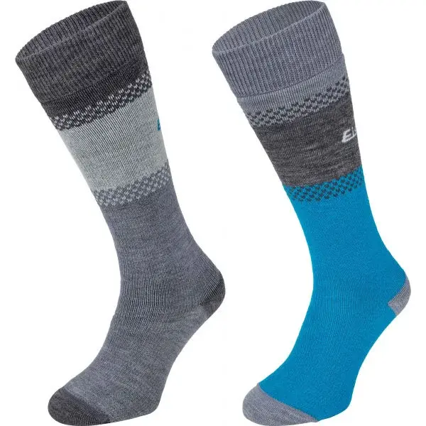 Eisbär SKI COMFORT 2 PACK Dámske členkové ponožky, sivá, veľkosť 39-42