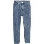 GAP V-SP MOM JEAN Dievčenské džínsy, modrá, veľkosť 8Y