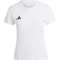 adidas ADIZERO ESSENTIALS TEE Dámske bežecké tričko, biela, veľkosť