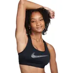 Nike DF SWSH PDED HBR BRA Dámska športová podprsenka, čierna, veľkosť