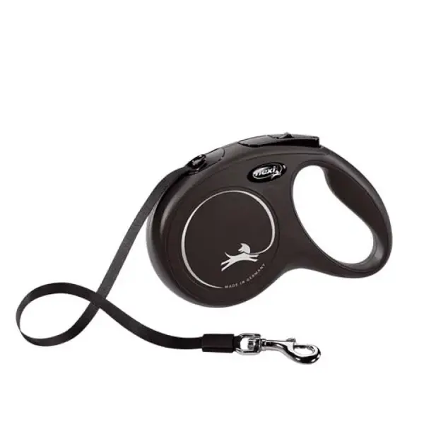 Vodítko Flexi Classic New páska M čierne 5m