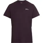 Jack Wolfskin ESSENTIAL T M Pánske tričko, vínová, veľkosť