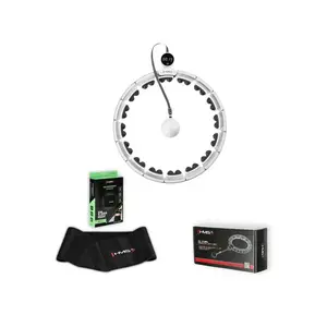 HMS Sada masážní hula hoop HHM16 bílá