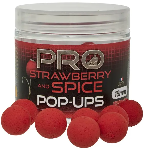 Starbaits pop up pro strawberry spice 50 g - 12 mm