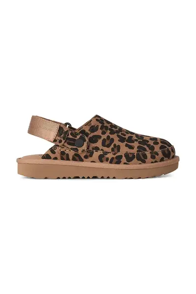 UGG  papuče detské semišové GOLDENSTAR SPOTTED CLOG