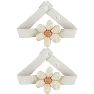 Fibre Flower Curtain Tiebacks