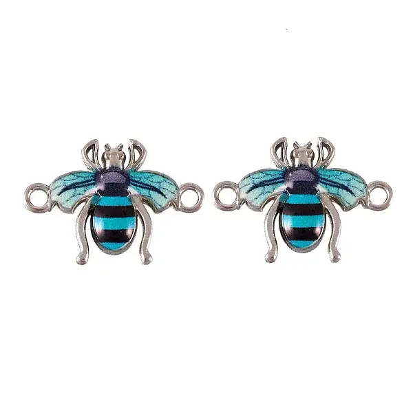 Alloy Enamel Connector Charms