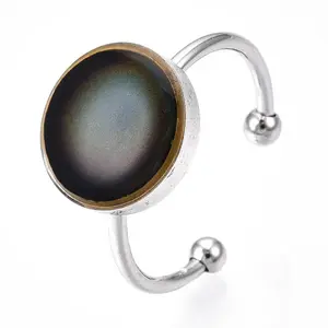 Flat Round Mood Ring