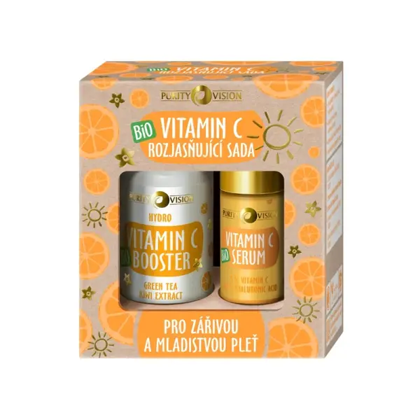 PURITY VISION BIO Vitamin C rozjasňující sada 130 ml