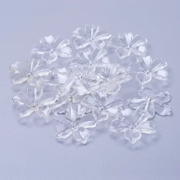 Flower Acrylic Beads