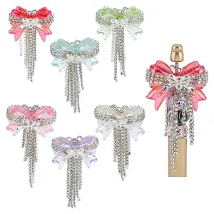6Pcs 6 Colors Resin Rhinestone Beads