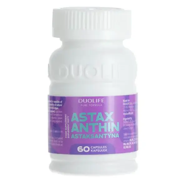 DUOLIFE Astaxanthin, 60 kapslí