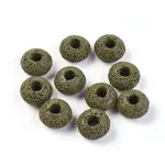 Natural Lava Rock European Beads