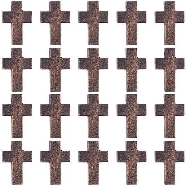 100Pcs Wooden Pendants