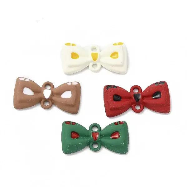 Spray Painted Alloy Pendants