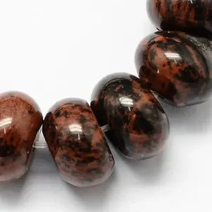 Natural Mahogany Obsidian Beads Strands