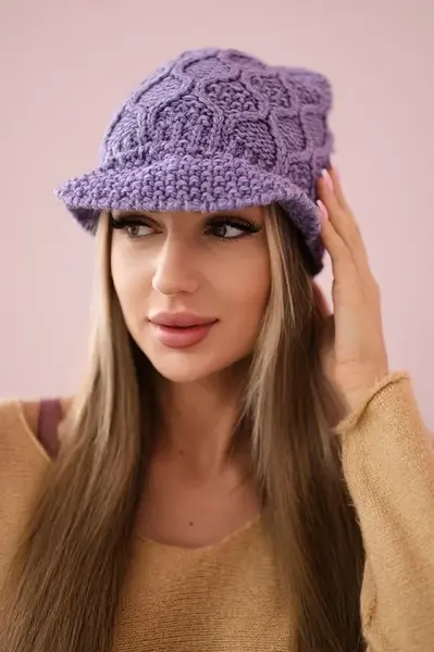 Kesi Roma Bis fleecová čepice K235 fialová